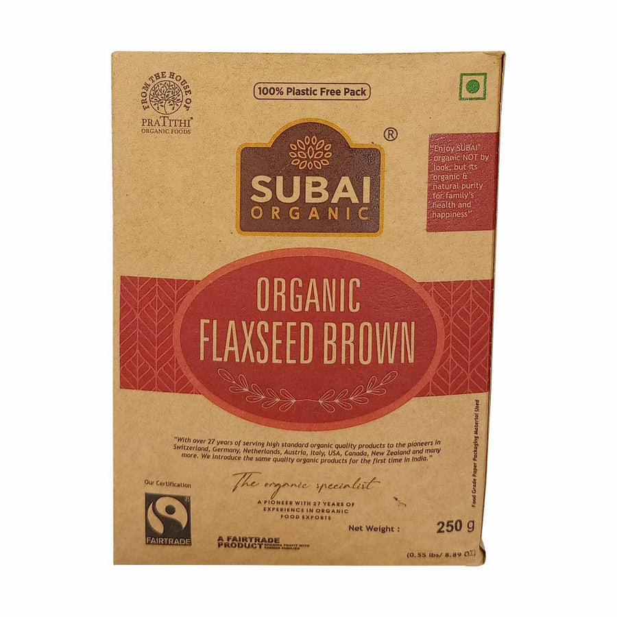 Organic Flaxseed Brown Whole (250g)