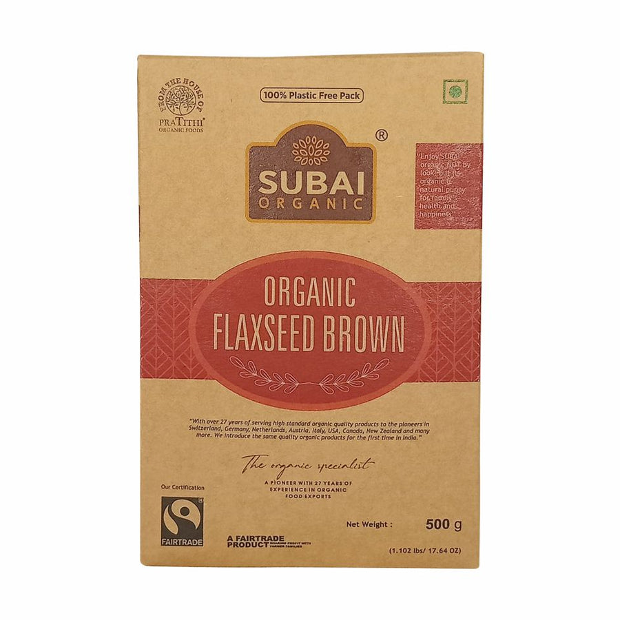 Organic Flaxseed Brown Whole (500g)