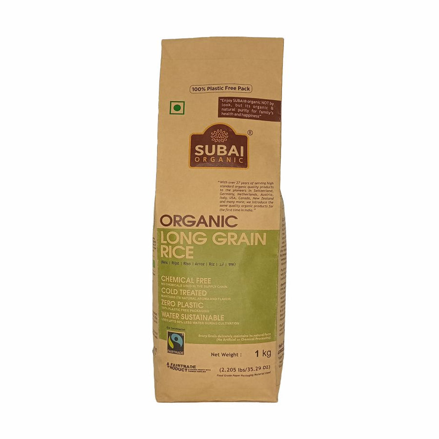 Organic Long Grain Rice (1kg)
