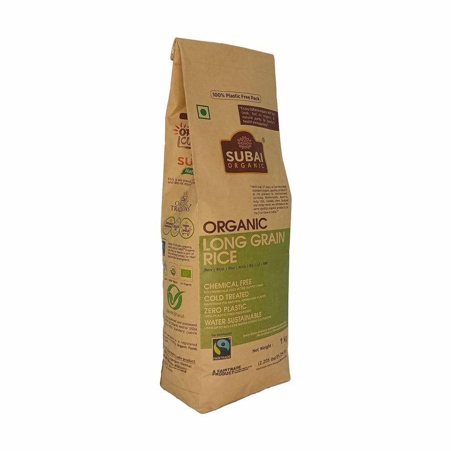 Organic Long Grain Rice (1kg)