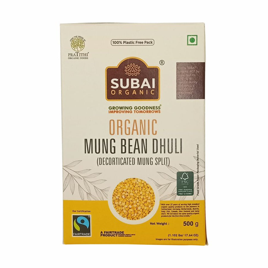 Organic Mung Bean Dhuli