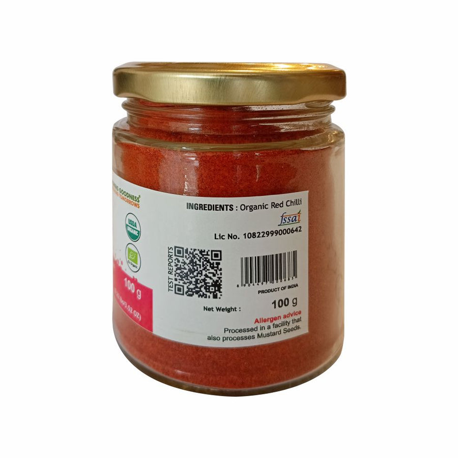 Organic Red Chilli Powder (100g)