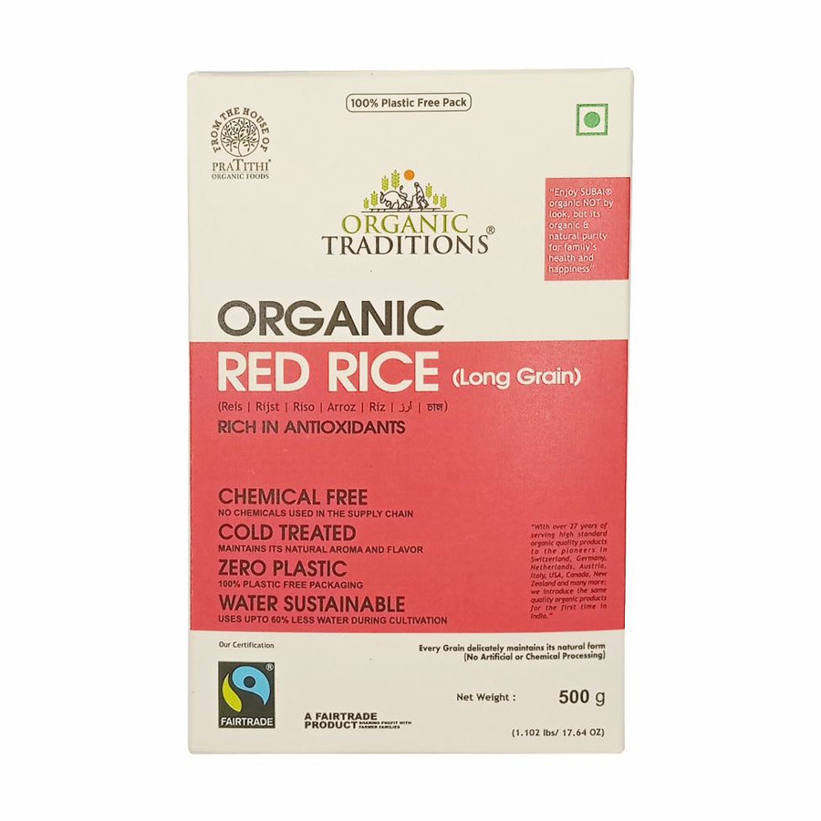 Organic Red Rice(Long Grain)