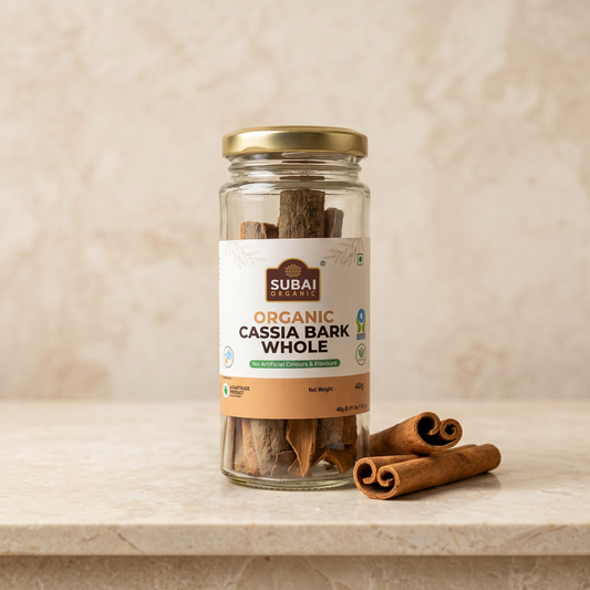 Organic Cassia Bark Whole (40g)