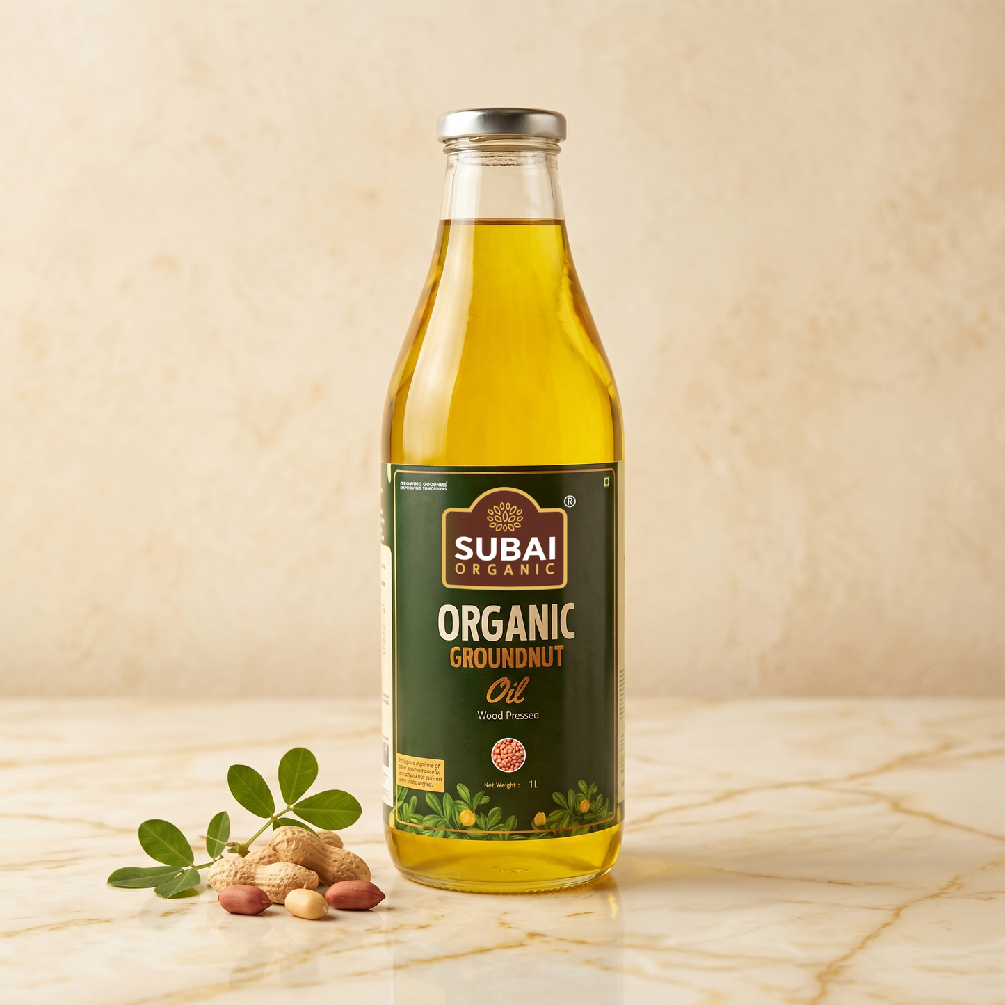Organic Groundnut oil (1L)