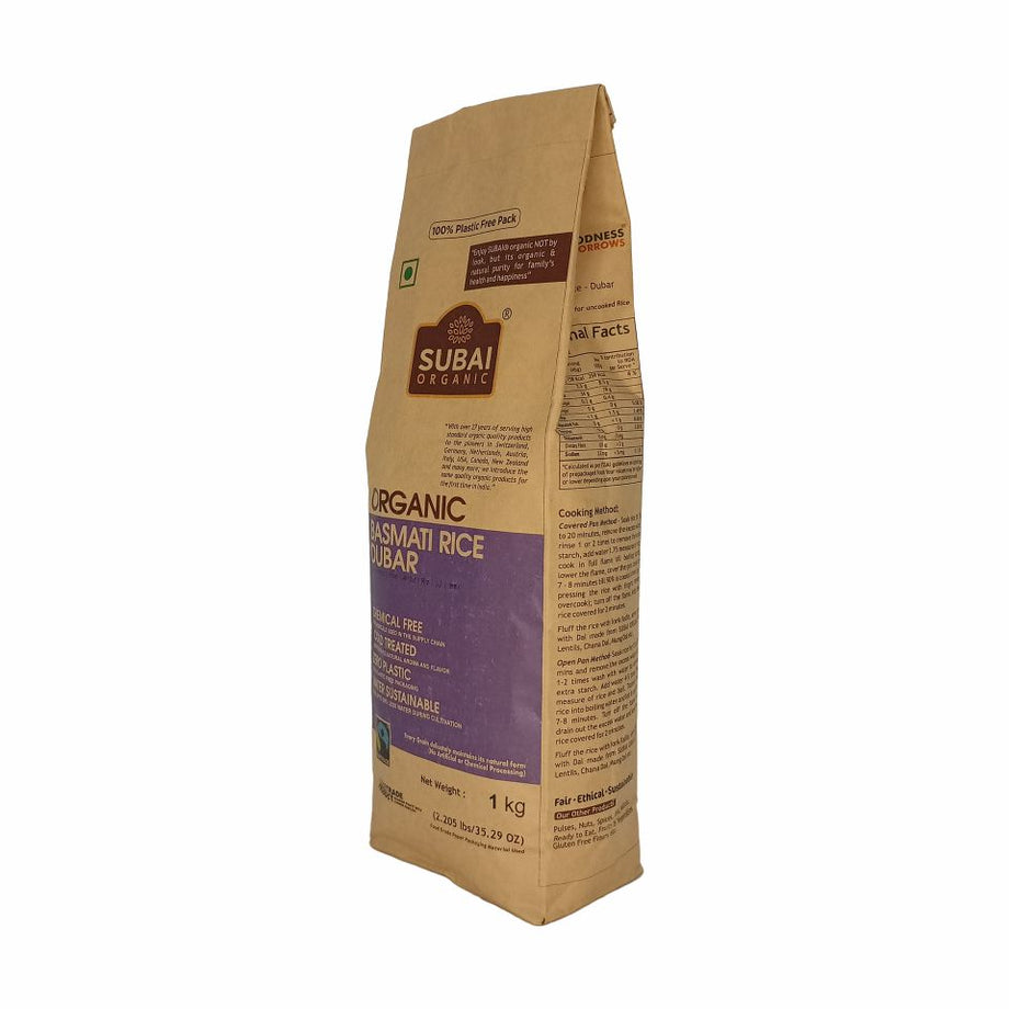 Organic Basmati Rice - Dubar