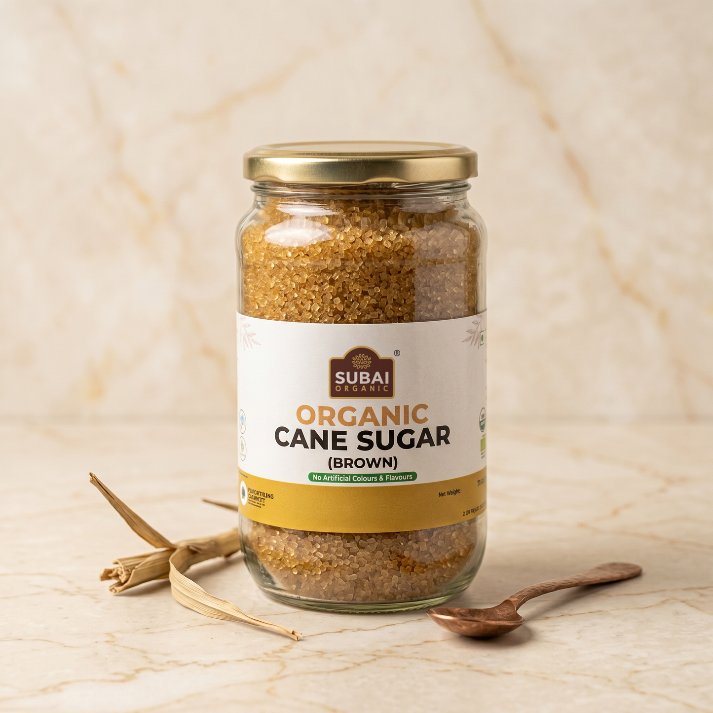 Organic Cane Sugar (Brown) (700g)