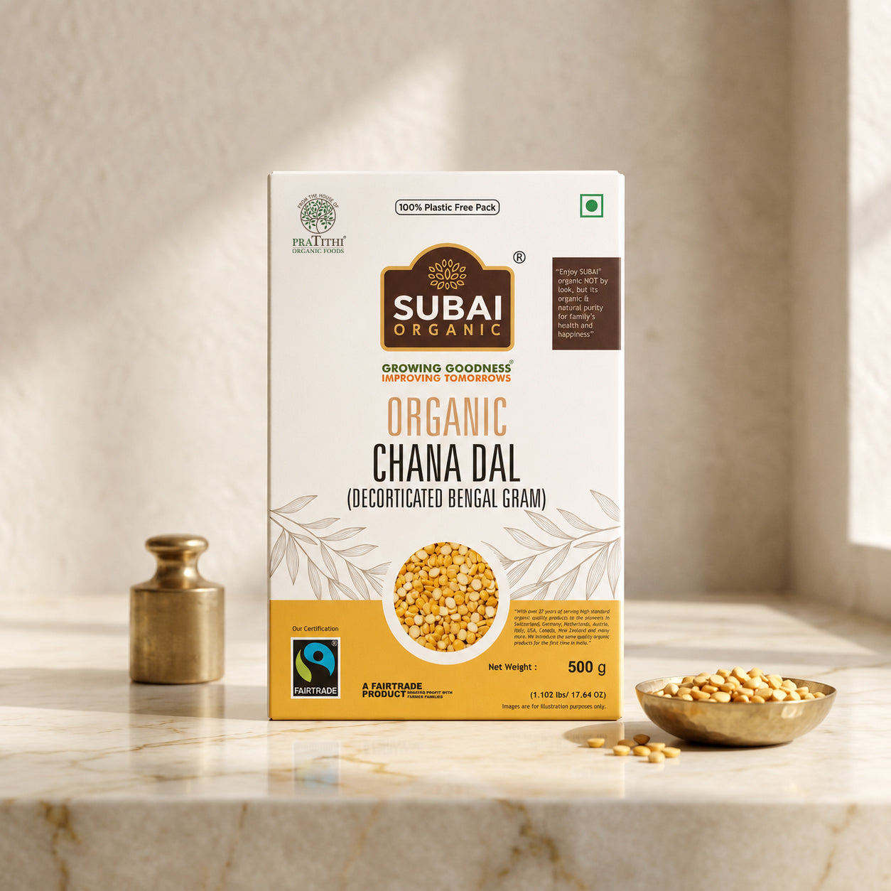 Organic Chana Dal (500g)