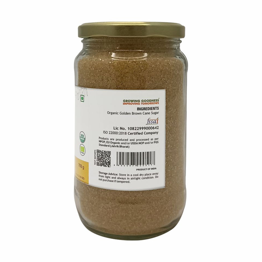 Organic Cane Sugar (Golden Brown)