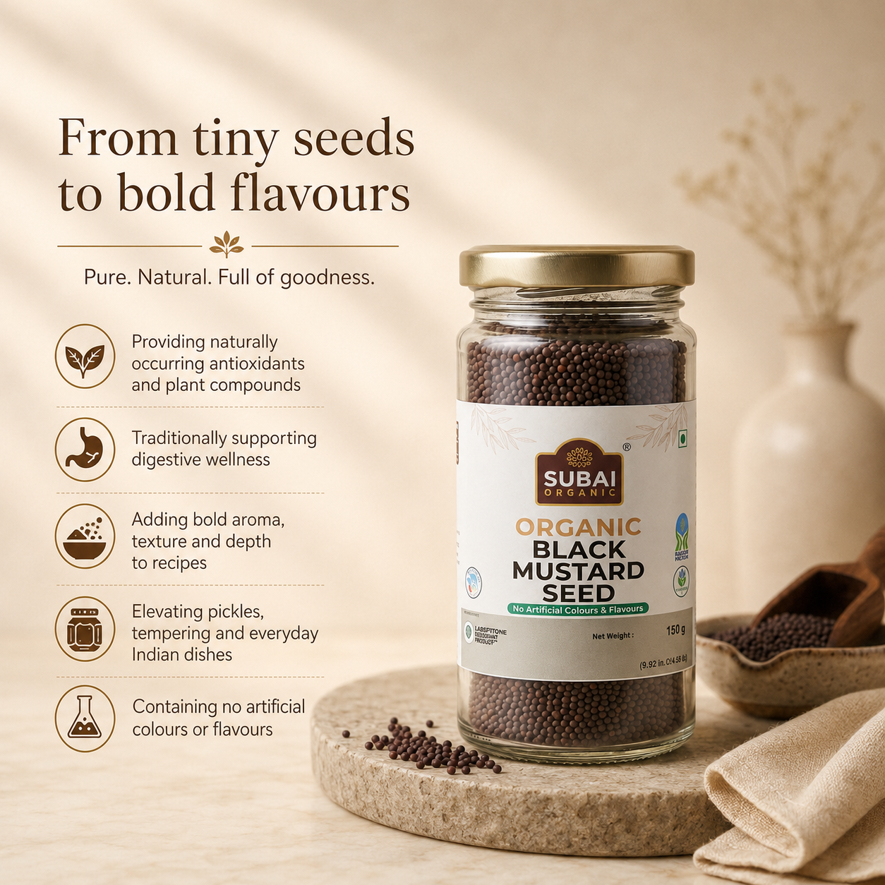 Organic Black Mustard Seed