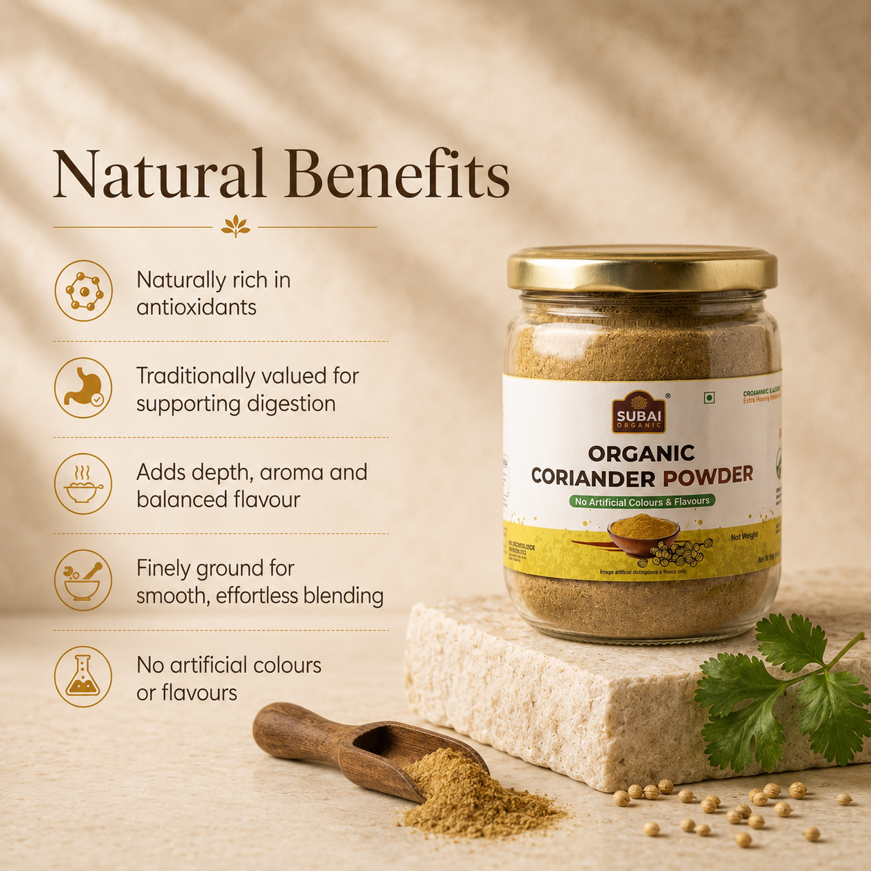Organic Coriander Powder (250g)