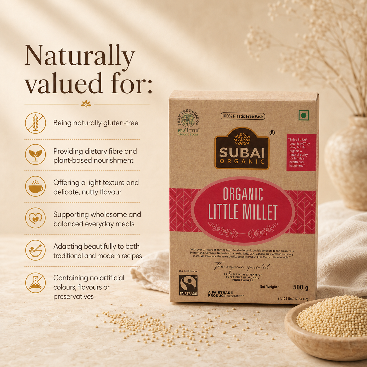 Organic Little Millet (500g)