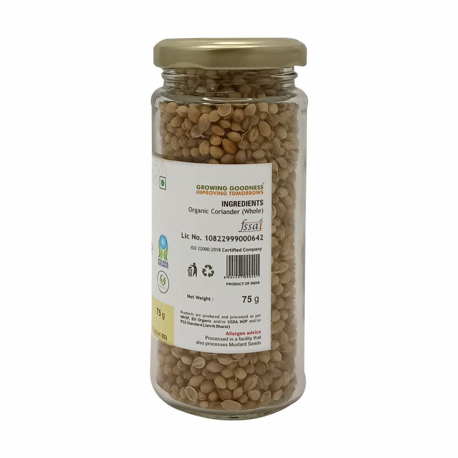 Organic Coriander Whole