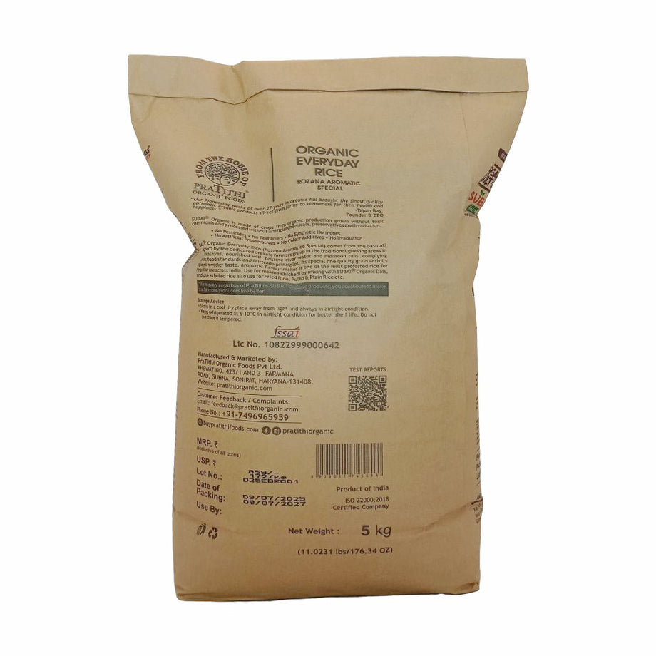 Organic Everyday Rice