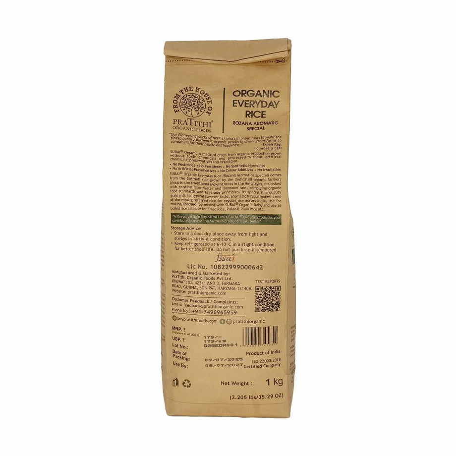 Organic Everyday Rice