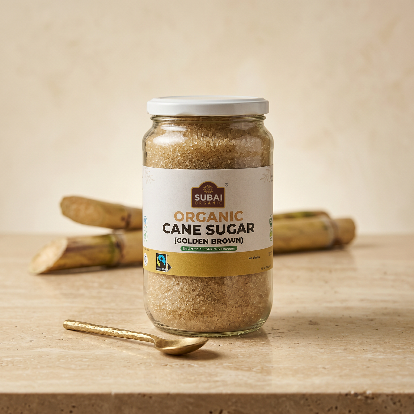 Organic Cane Sugar (Golden Brown) (700g)