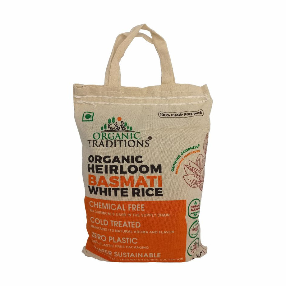 Organic Basmati White Rice (1kg)