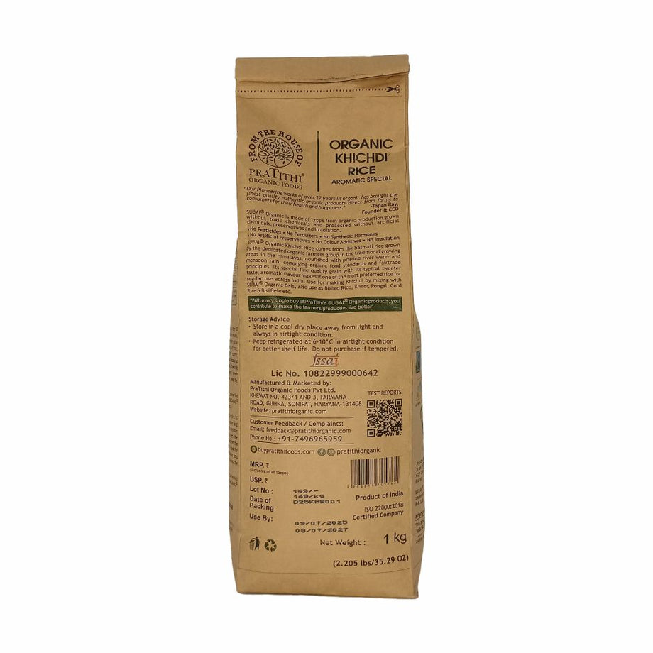 Organic Khichdi Rice
