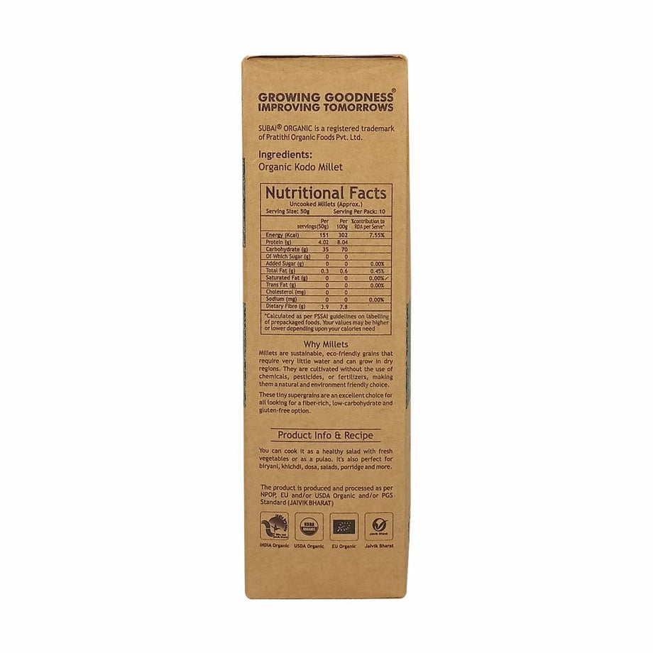 Organic Kodo Millet