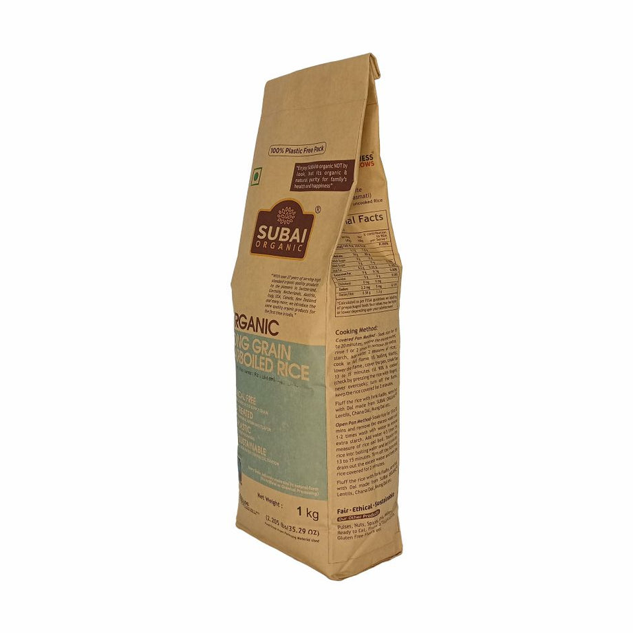 Organic Long Grain Parboiled Rice