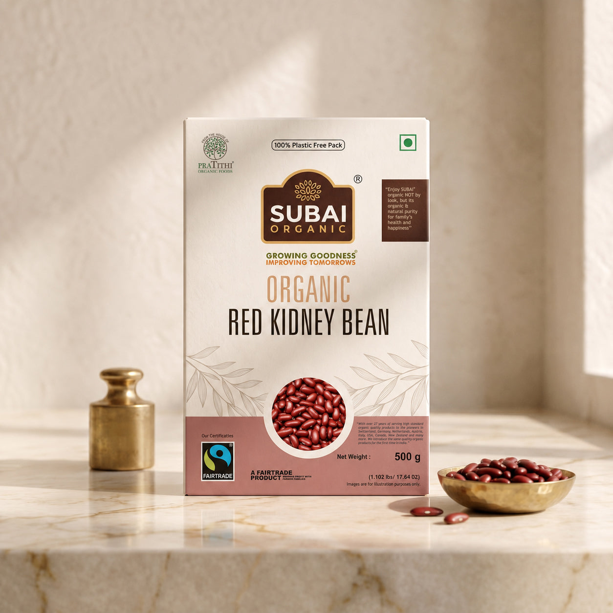 Organic Red Kidney Bean (Rajma) (500g)