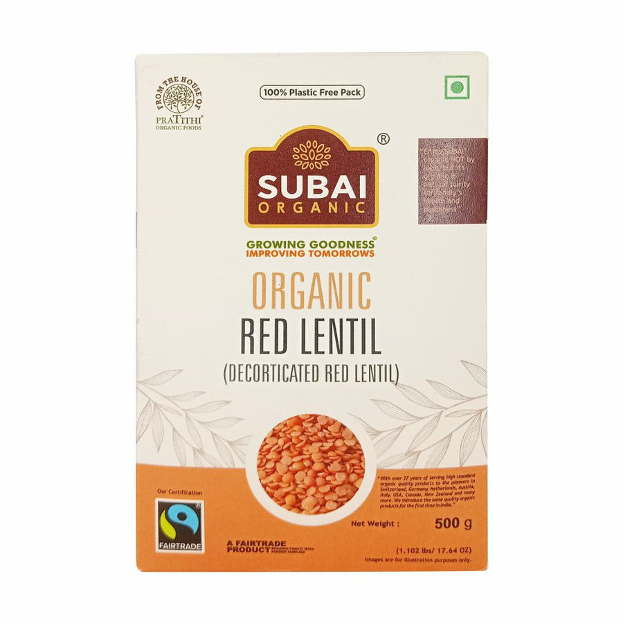 Organic Red Lentil (500g)