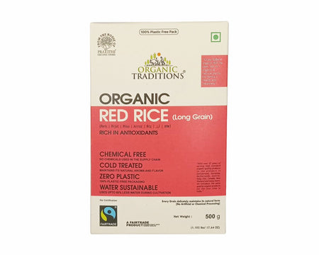 Organic Red Rice (Long Grain) (500g)