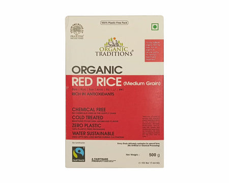 Organic Red Rice (Medium Grain) (500g)