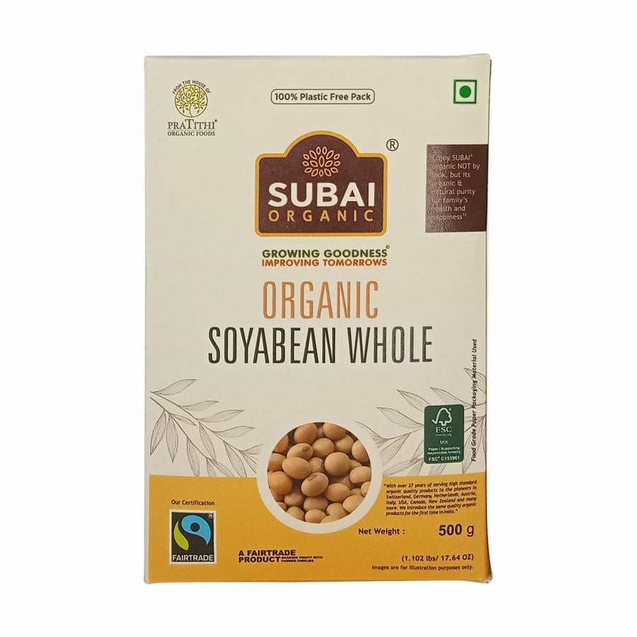 Organic Soyabean Whole (500g)