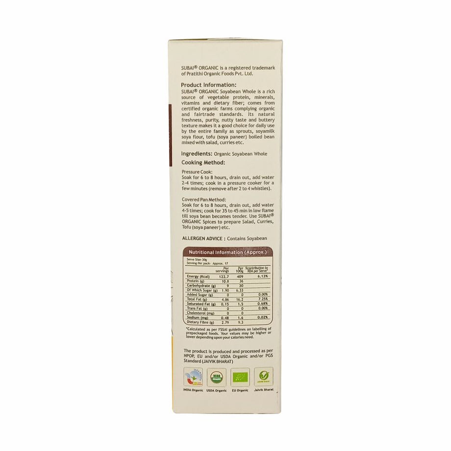 Organic Soyabean Whole