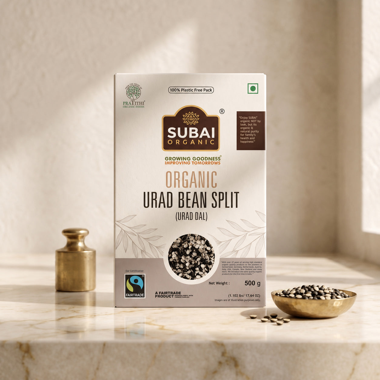 Organic Urad Bean Split (500g)