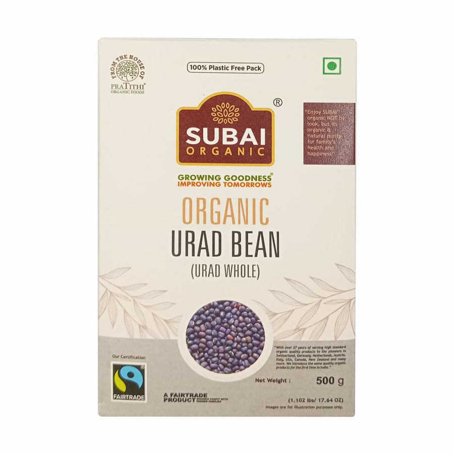 Organic Urad Bean (Whole) (500g)