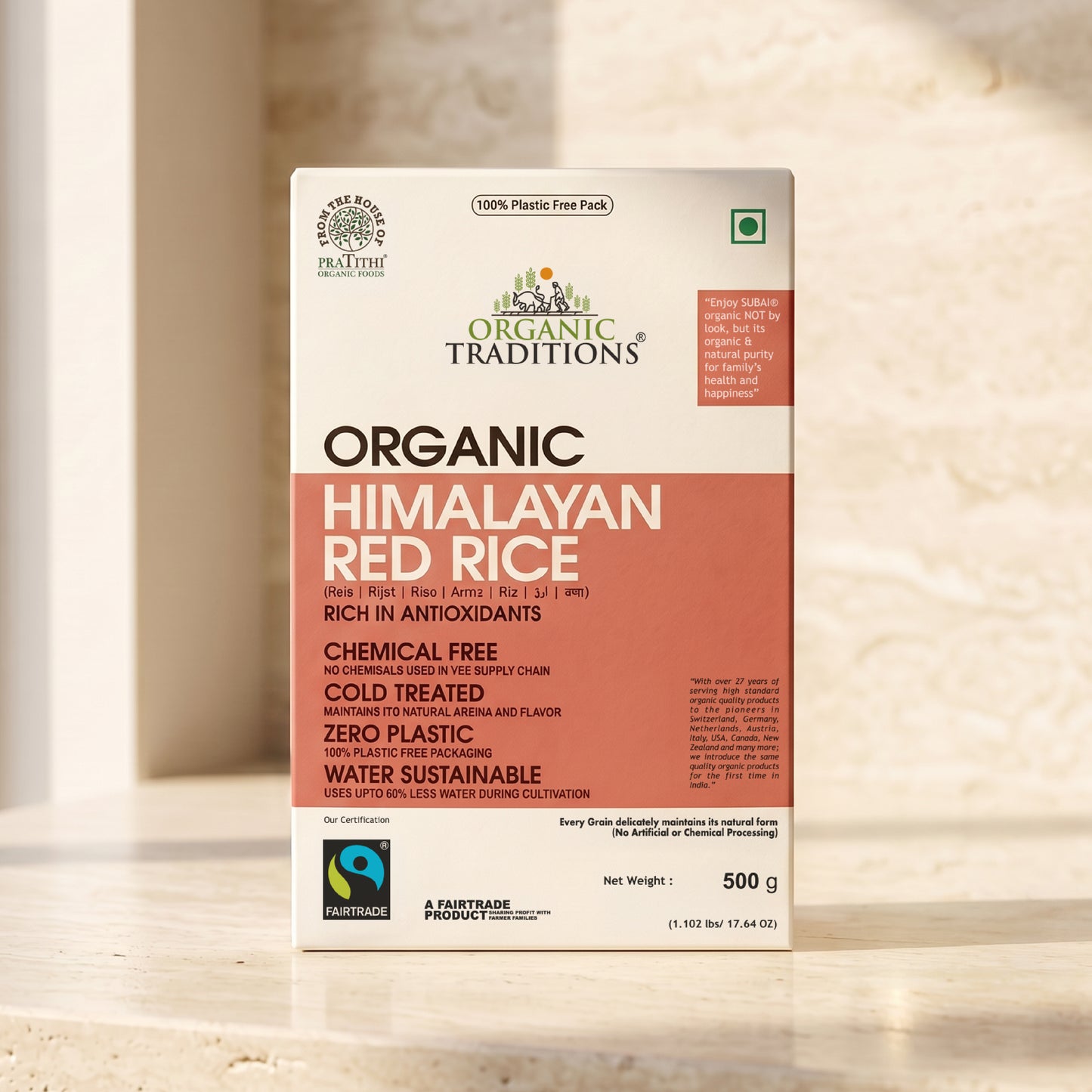 Organic Himalayan Red Rice (500g)