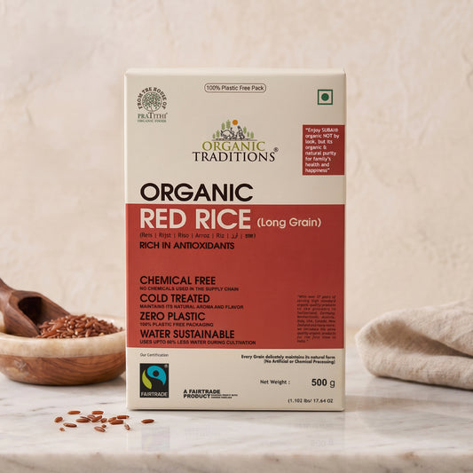 Organic Red Rice (Long Grain) (500g)