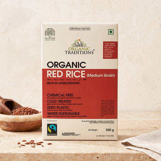 Organic Red Rice (Medium Grain) (500g)
