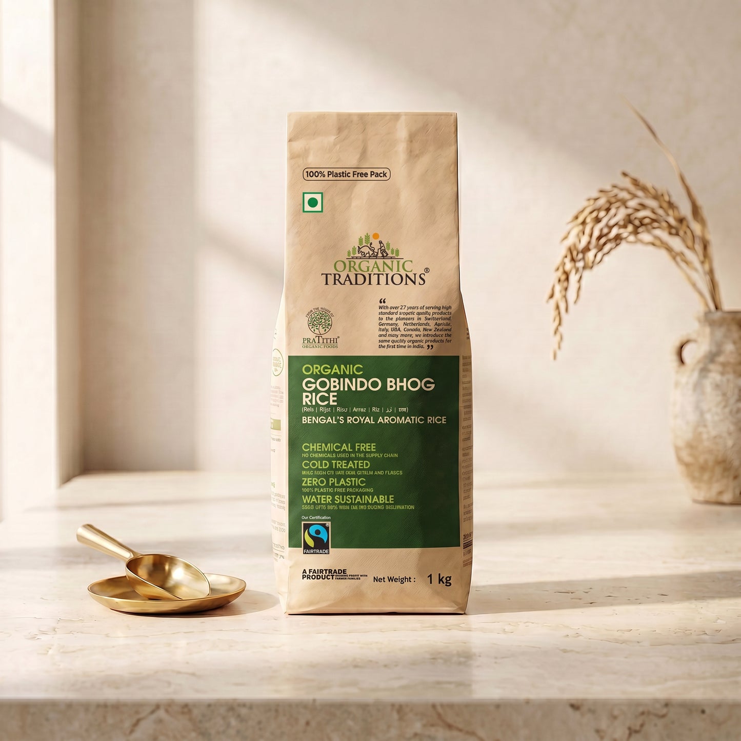 Organic Gobindo Bhog Rice (1kg)